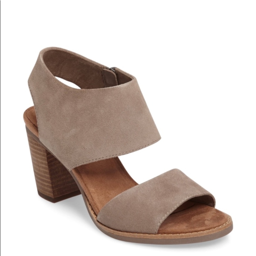 TOMS Majorca Cutout Sandals- Desert Taupe